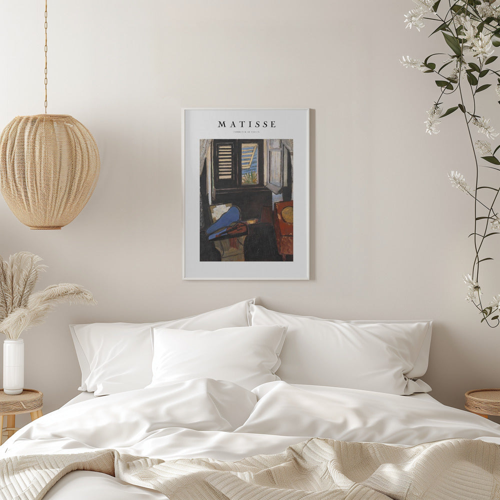 Wall Art Intrieur Au Violon by Matisse-canvas prints-DECOROLALA