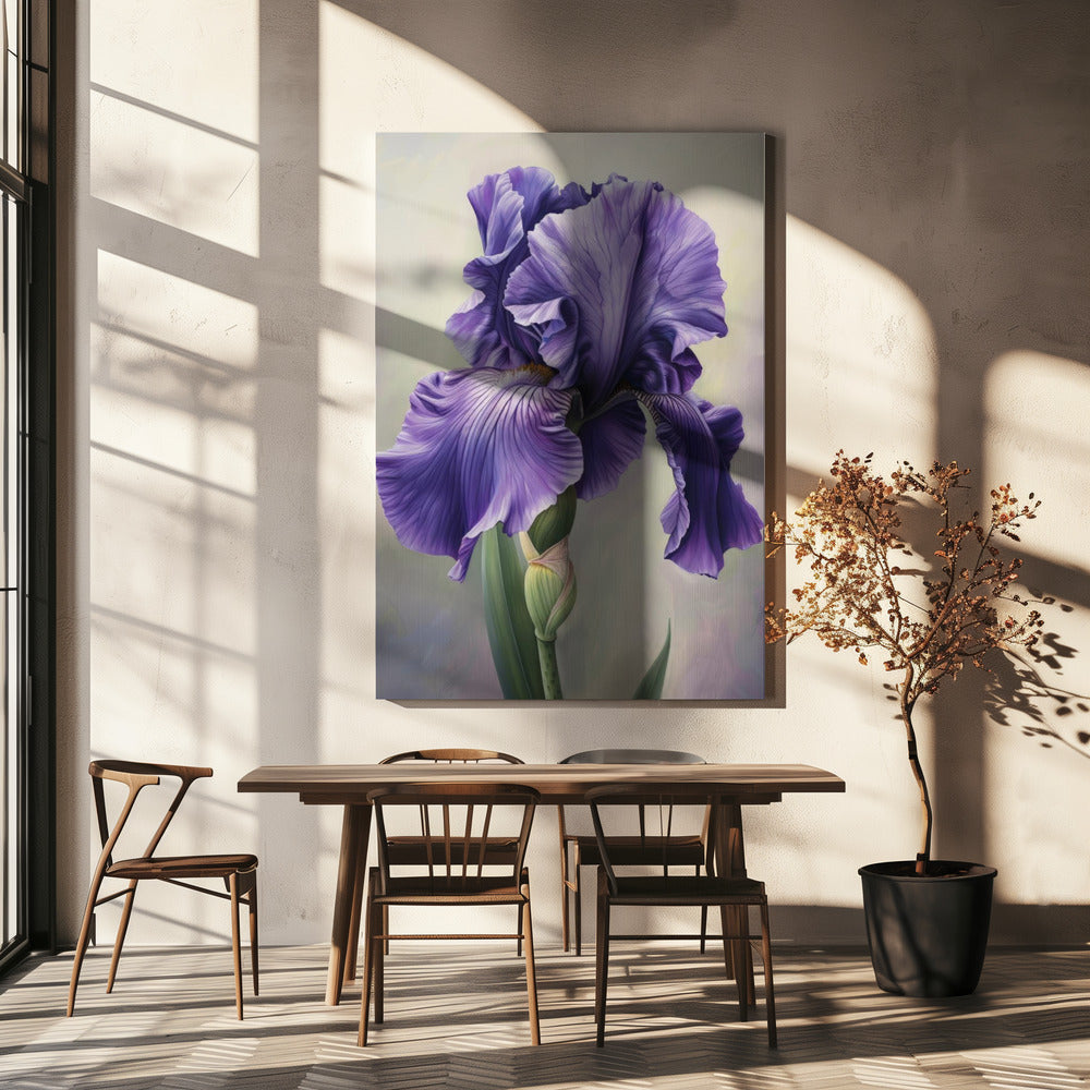 Wall Art Iris FL 113 by Bilge Paksoylu-canvas-DECOROLALA
