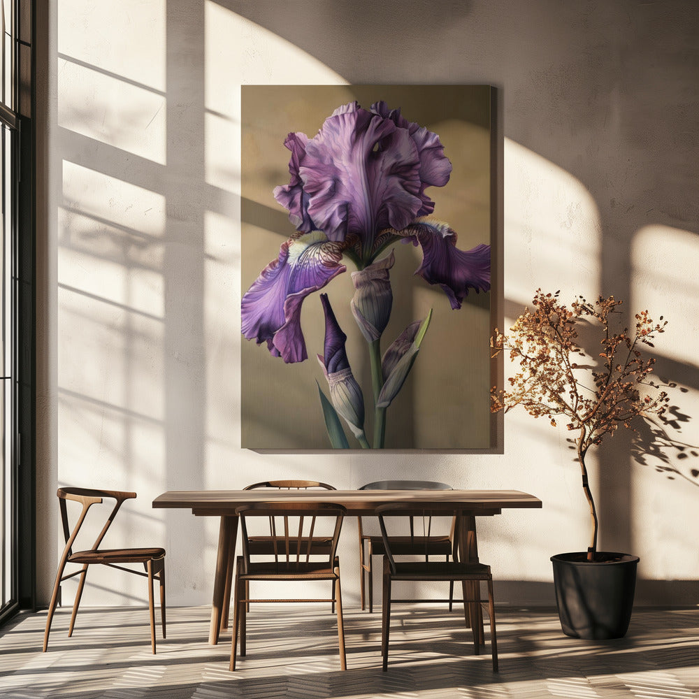 Wall Art Iris Fl 101 by Bilge Paksoylu-canvas-DECOROLALA