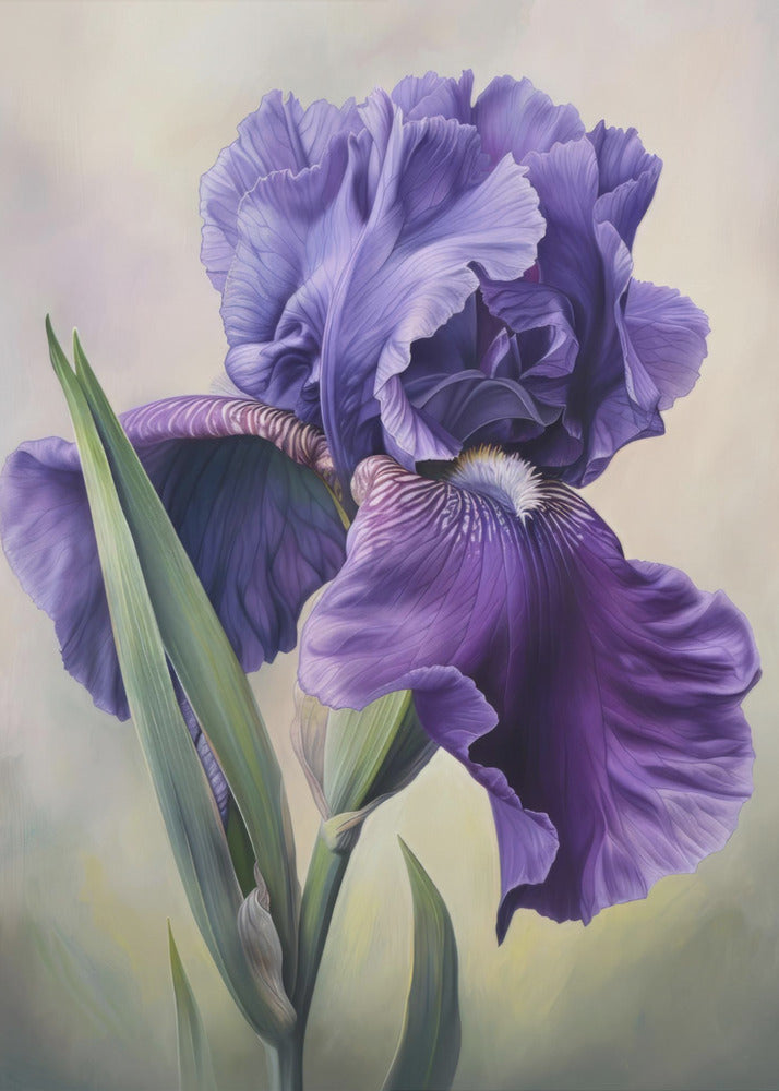 Wall Art Iris Fl 110 by Bilge Paksoylu-canvas-DECOROLALA