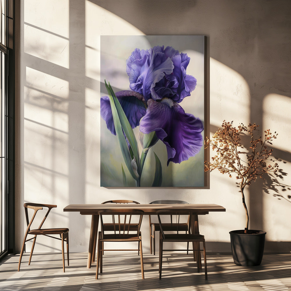 Wall Art Iris Fl 110 by Bilge Paksoylu-canvas-DECOROLALA