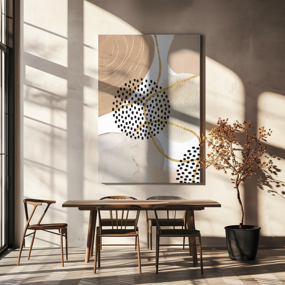 Wall Art Jealous Beige-3 by Sally Ann Moss-canvas-DECOROLALA