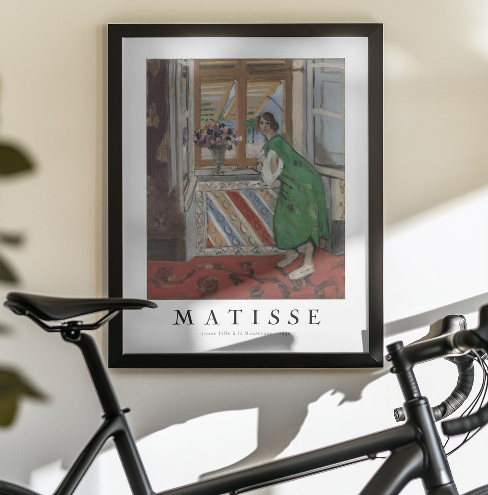 Wall Art Jeune Fille a La Mauresque 1939 Matisse-canvas prints-DECOROLALA