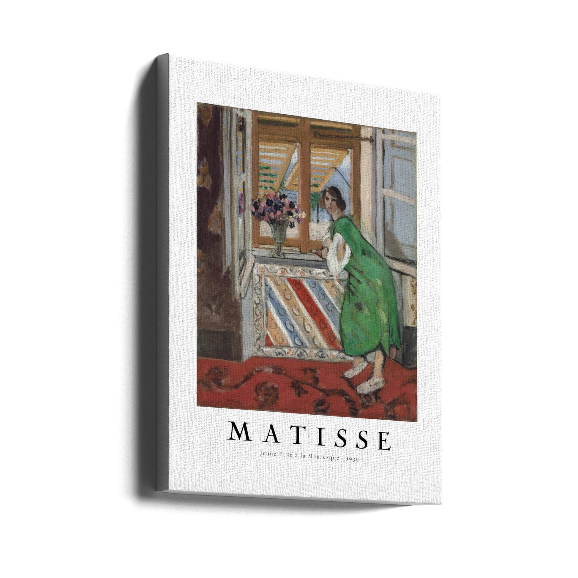 Wall Art Jeune Fille a La Mauresque 1939 Matisse-canvas prints-DECOROLALA