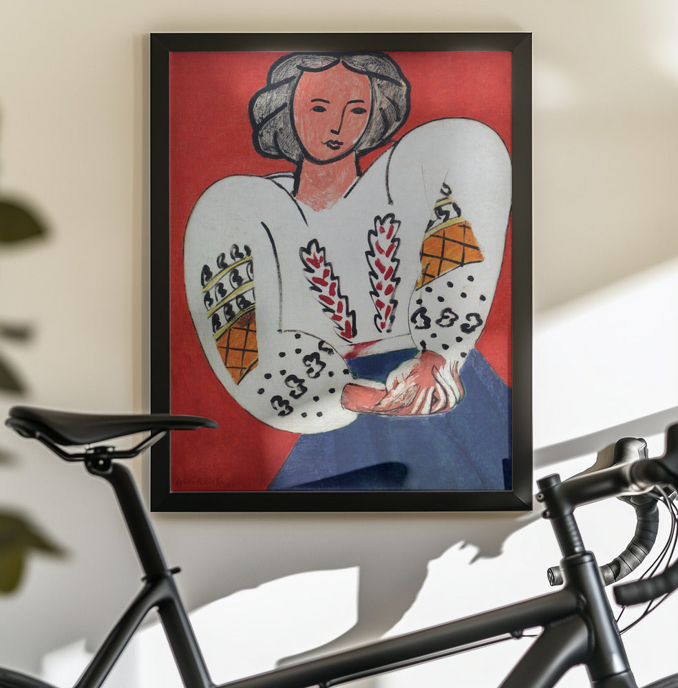 Wall Art La Camicetta Romena 1940 by Matisse-canvas prints-DECOROLALA