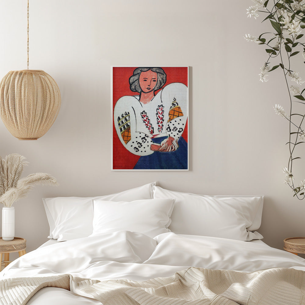 Wall Art La Camicetta Romena 1940 by Matisse-canvas prints-DECOROLALA