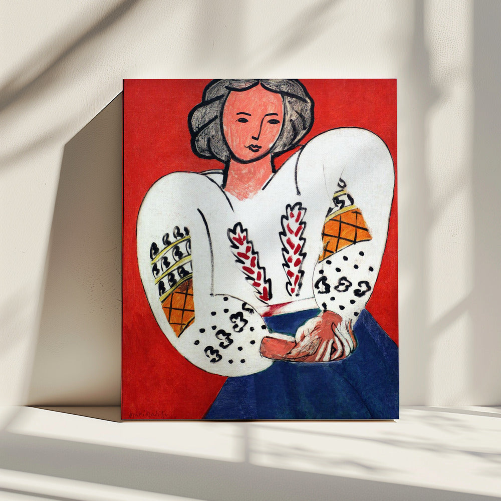 Wall Art La Camicetta Romena 1940 by Matisse-canvas prints-DECOROLALA