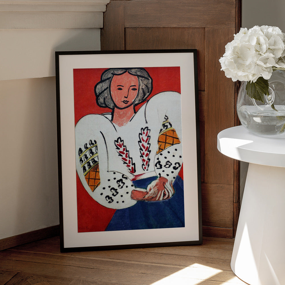 Wall Art La Camicetta Romena 1940 by Matisse-canvas prints-DECOROLALA