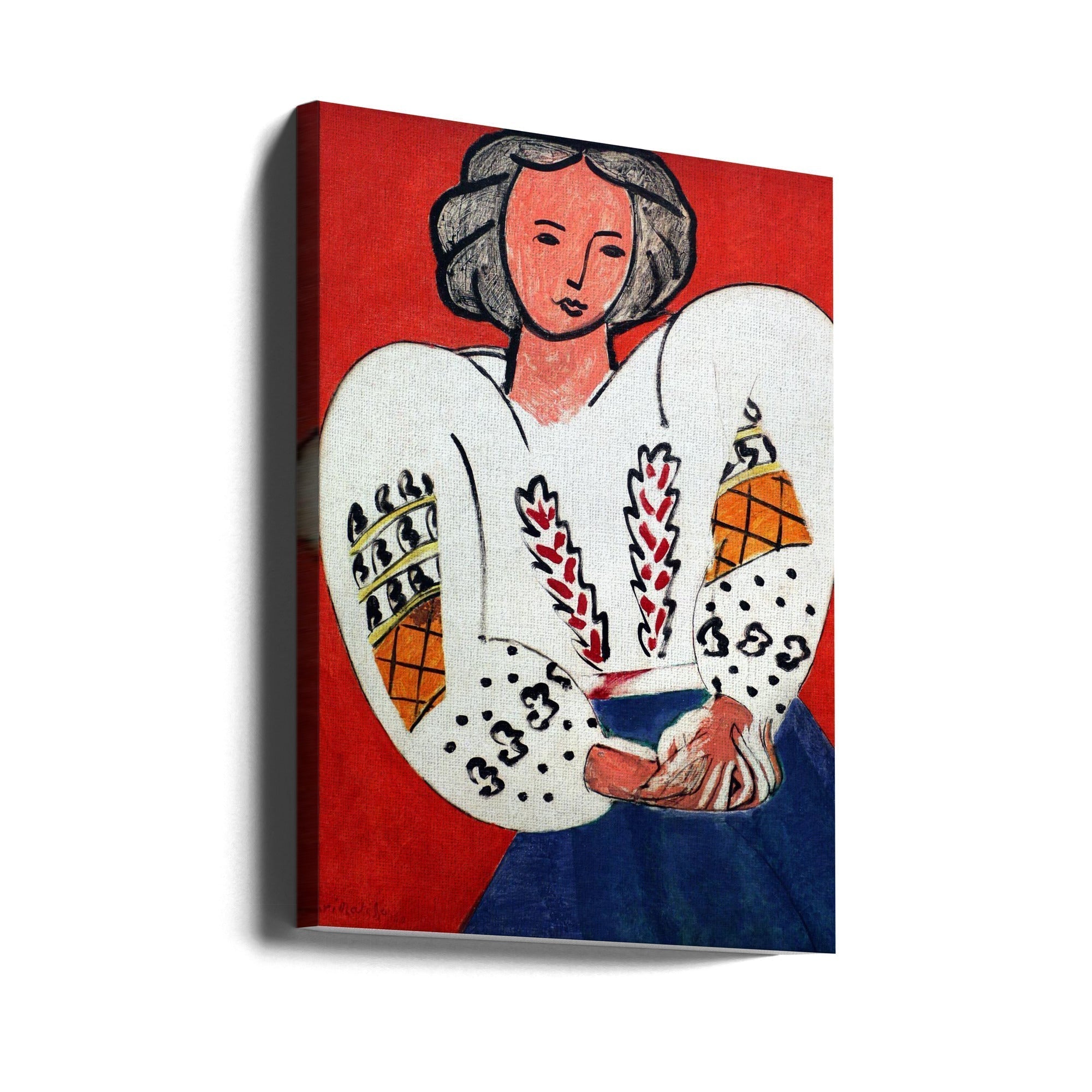 Wall Art La Camicetta Romena 1940 by Matisse-canvas prints-DECOROLALA