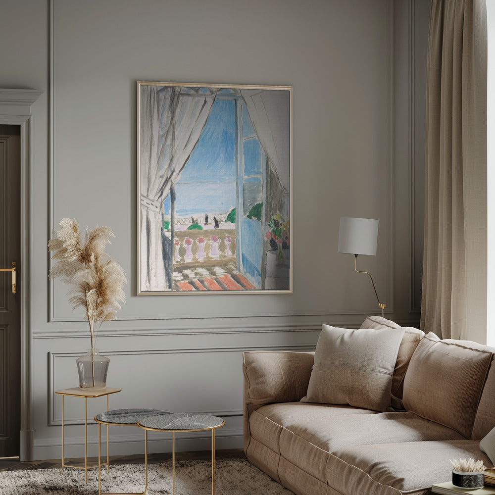 Wall Art La Fentre Ouverte by Matisse-canvas prints-DECOROLALA