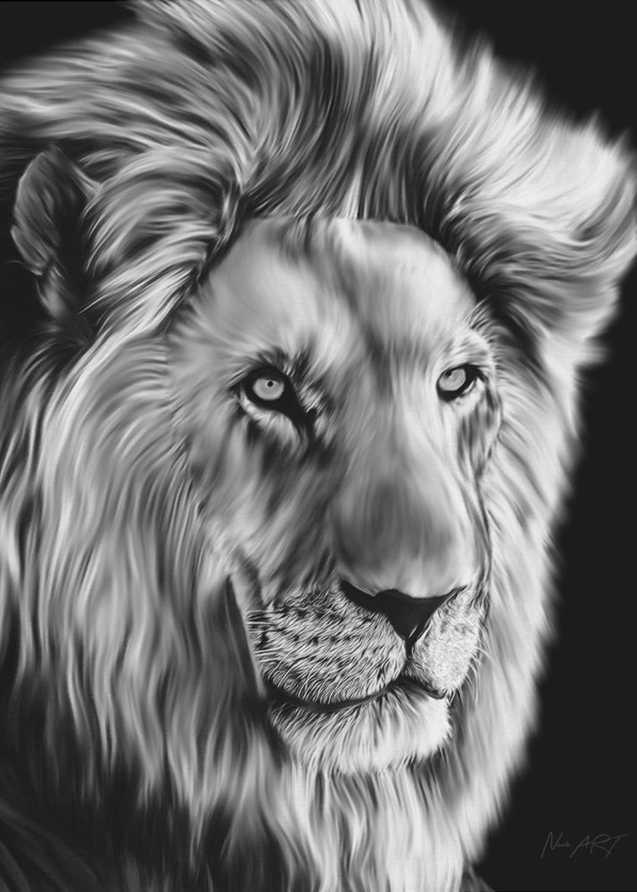 Wall Art Leo II by Lord Amihere-canvas-DECOROLALA