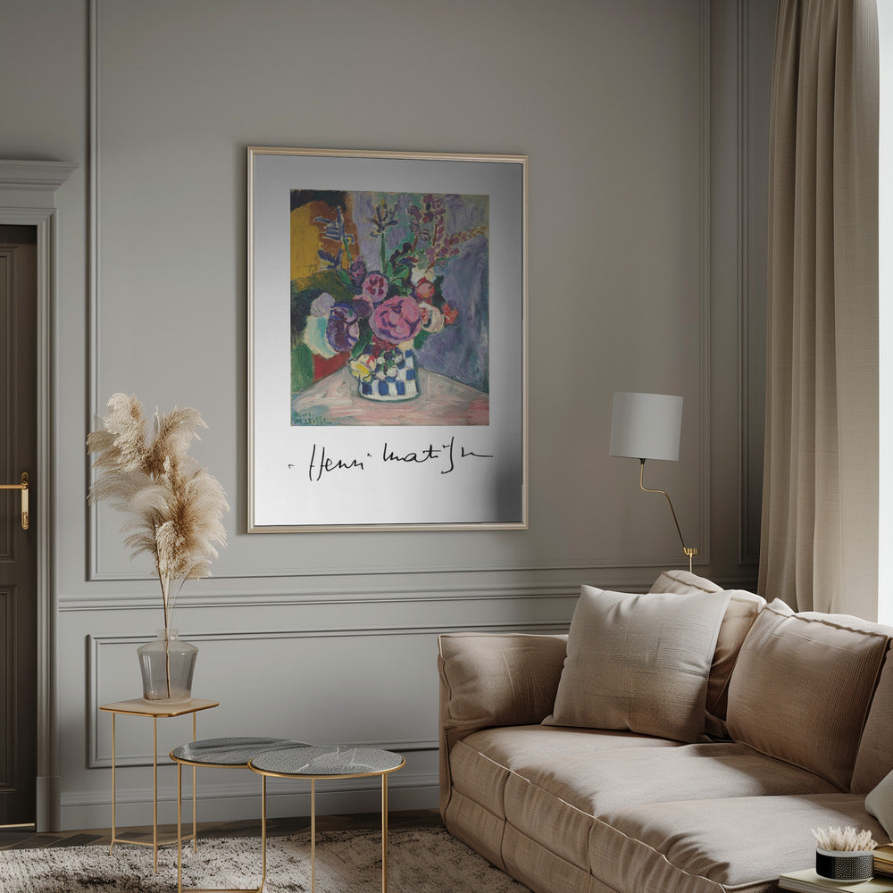 Wall Art Les Pivoines by Henri Matisse-canvas prints-DECOROLALA