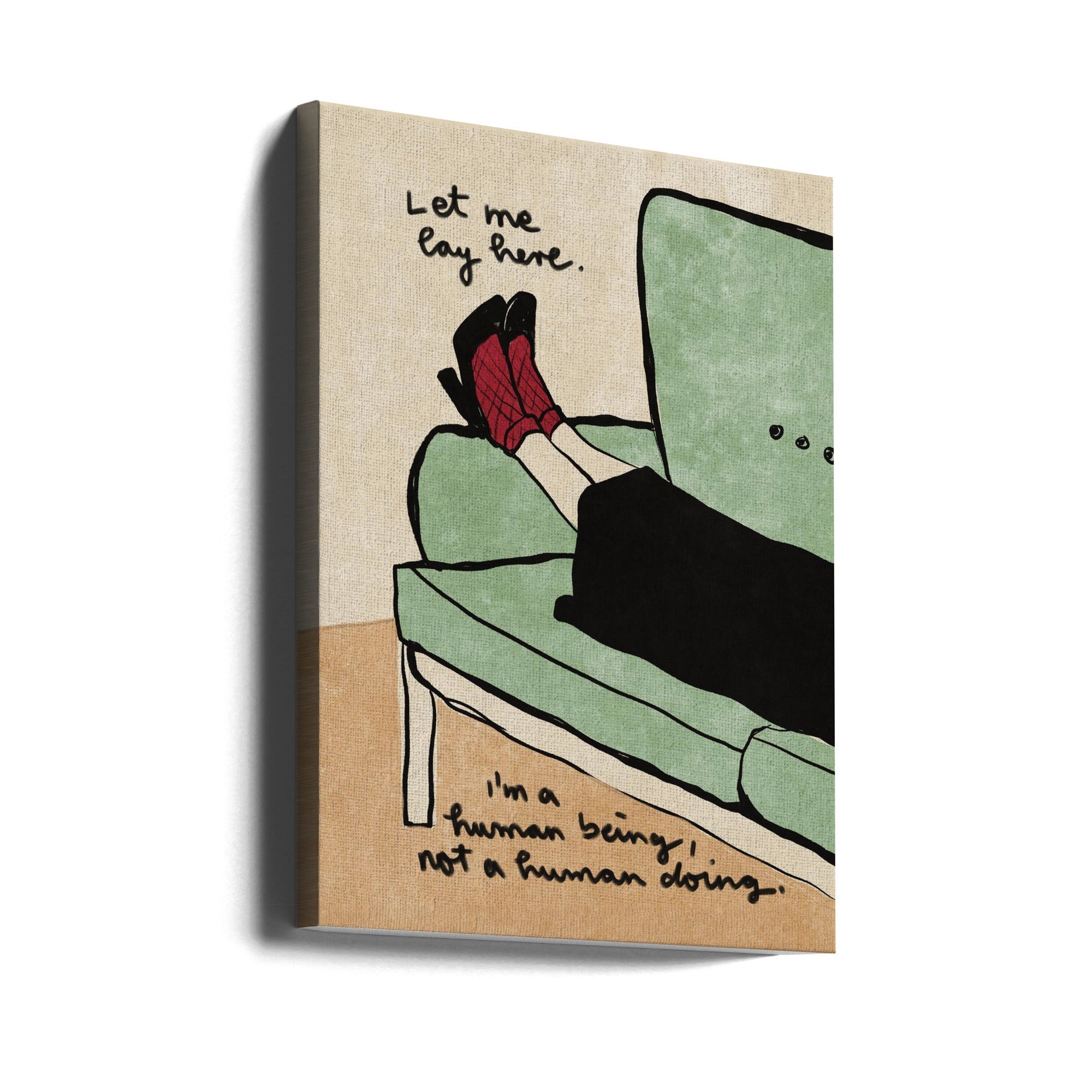 Wall Art Let Me Lay Here by Raissa Oltmanns-canvas-DECOROLALA