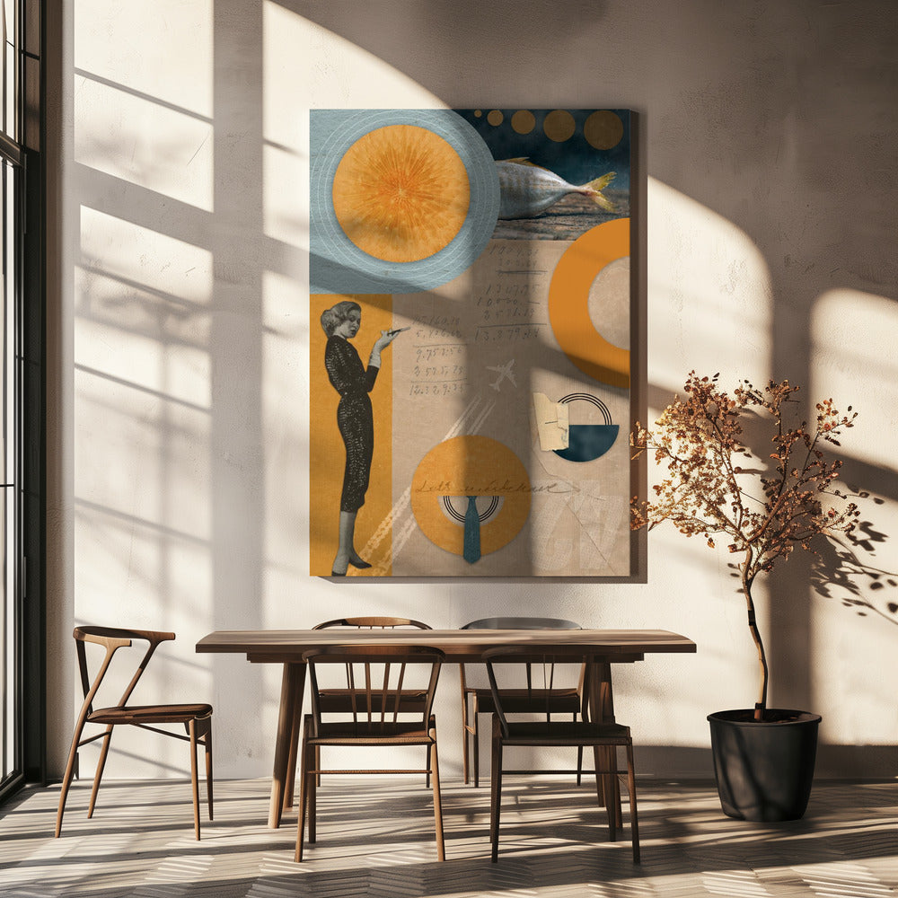 Wall Art Let's Misbehave by Pia Lilenthal-canvas-DECOROLALA