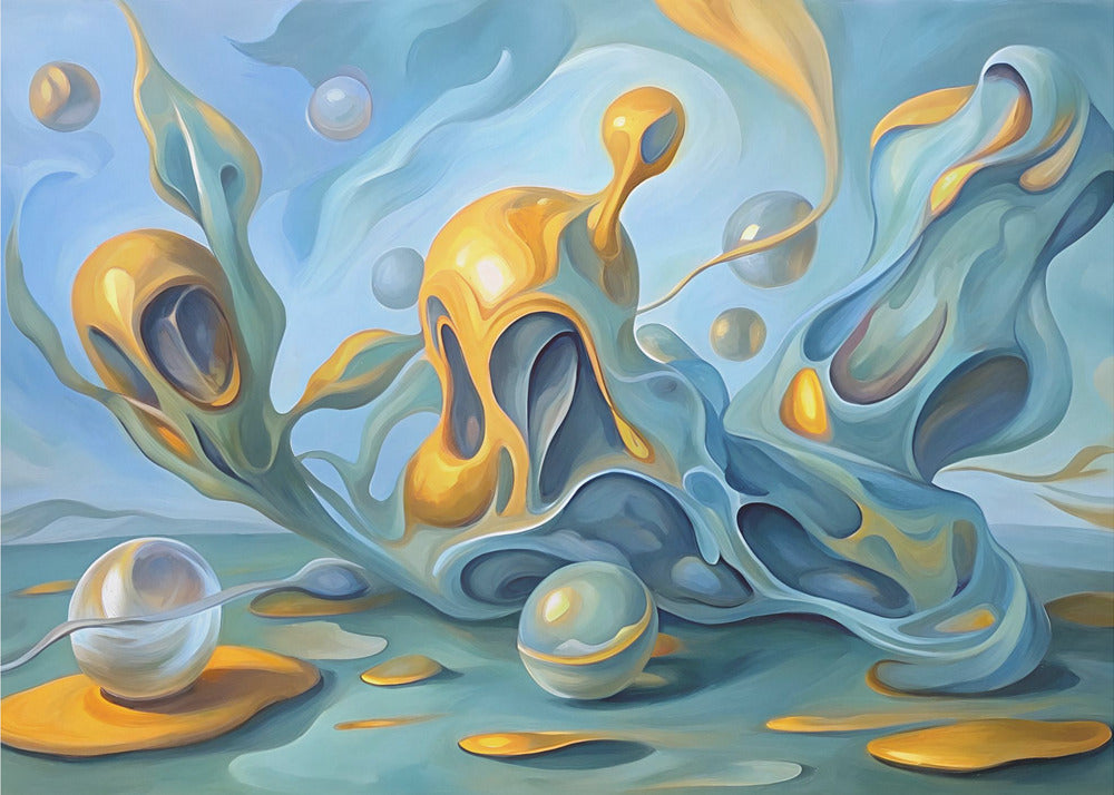 Wall Art Liquid Dreamscape by Miguel Bruzual-Canvas Print-DECOROLALA