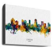 Wall Art London Canada Skyline Michael Tompsett-Canvas Print-DECOROLALA