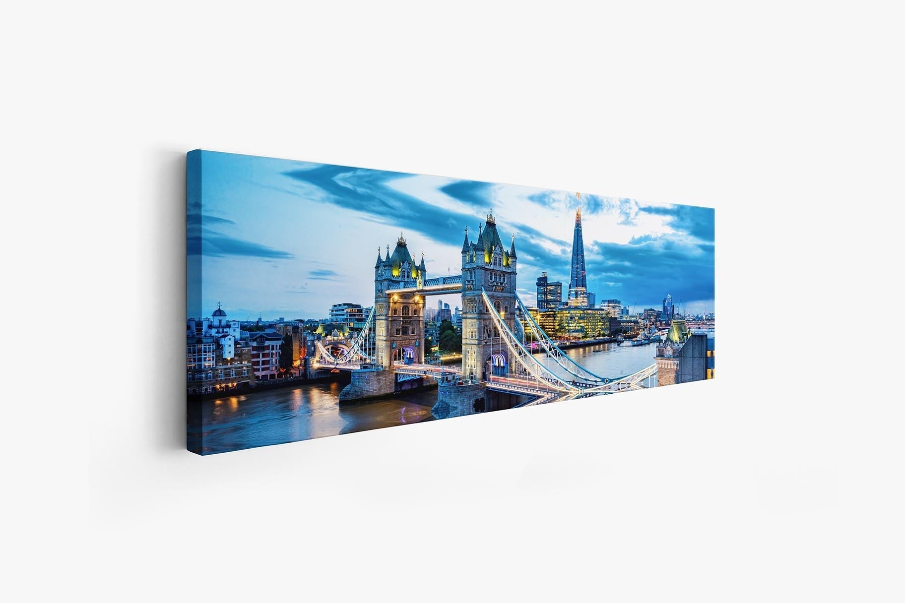 Wall Art London Skyline Canvas 72" x 24"-Wall Art-DECOROLALA