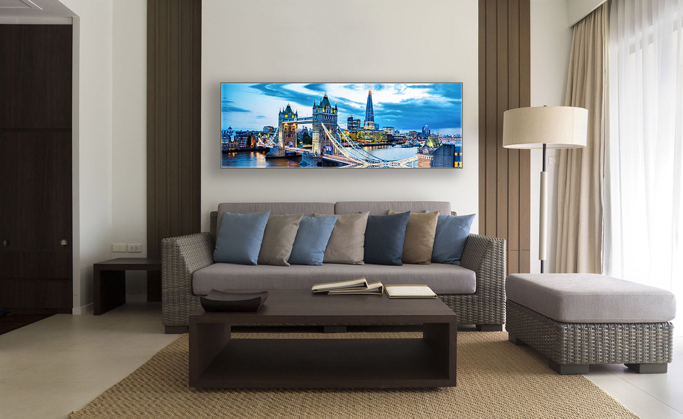Wall Art London Skyline Canvas 72" x 24"-Wall Art-DECOROLALA