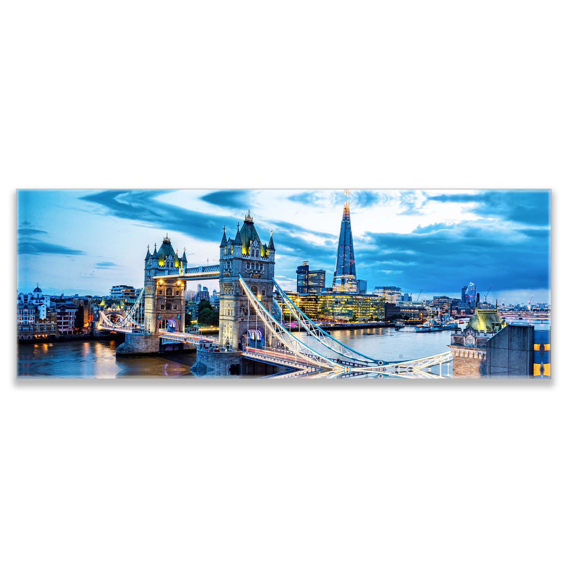 Wall Art London Skyline Canvas 72" x 24"-Wall Art-DECOROLALA