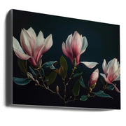 Wall Art Lovely Magnolias 25 by Bilge Paksoylu-canvas-DECOROLALA