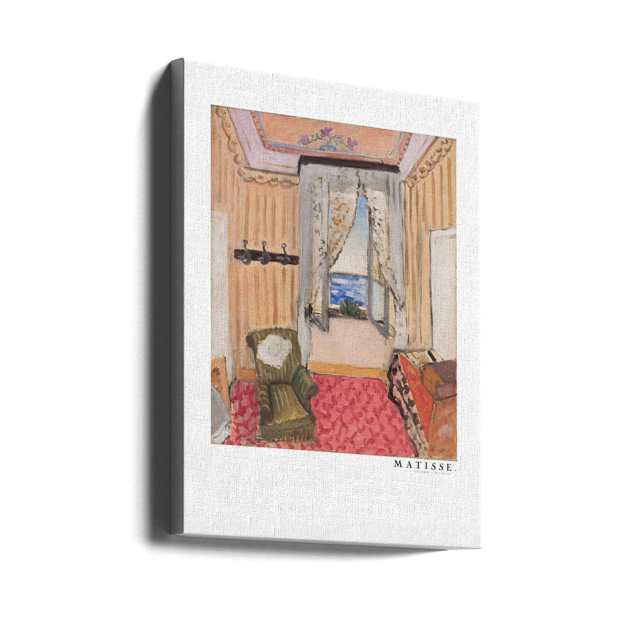 Wall Art Ma Chambre Au Beau Rivage Canvas Print-canvas prints-DECOROLALA
