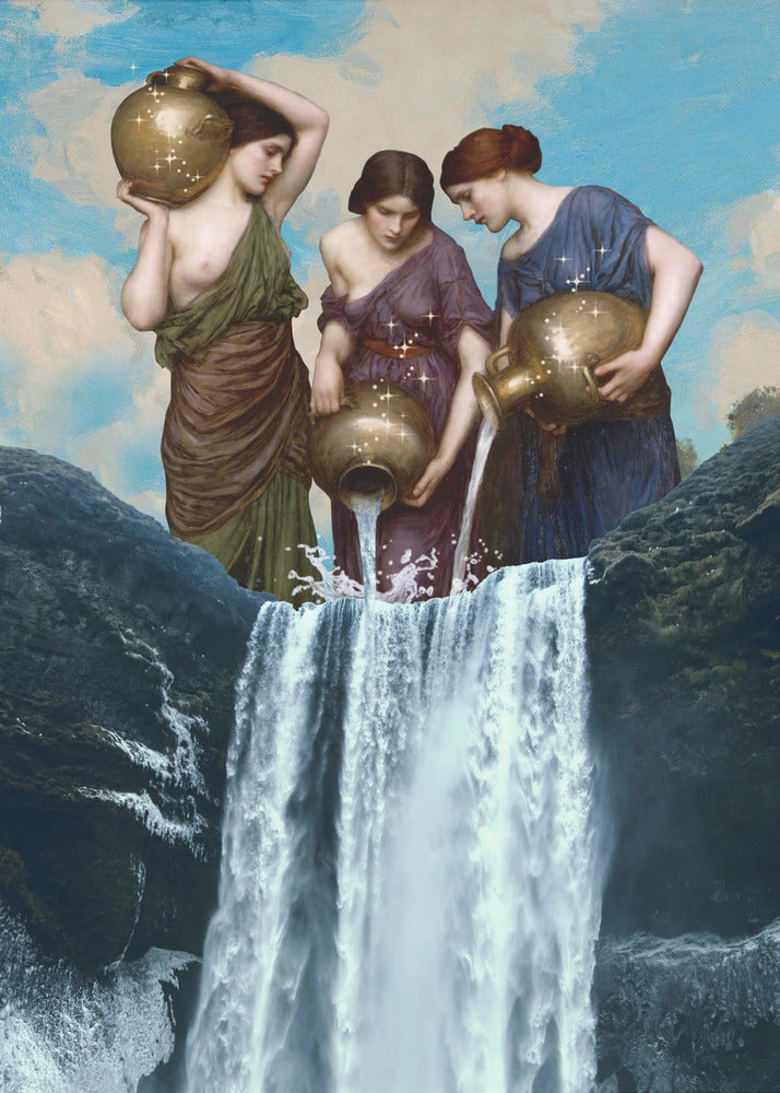 Wall Art Magic Waterfall by Dikhotomy-Canvas Print-DECOROLALA