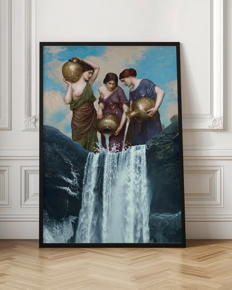 Wall Art Magic Waterfall by Dikhotomy-Canvas Print-DECOROLALA