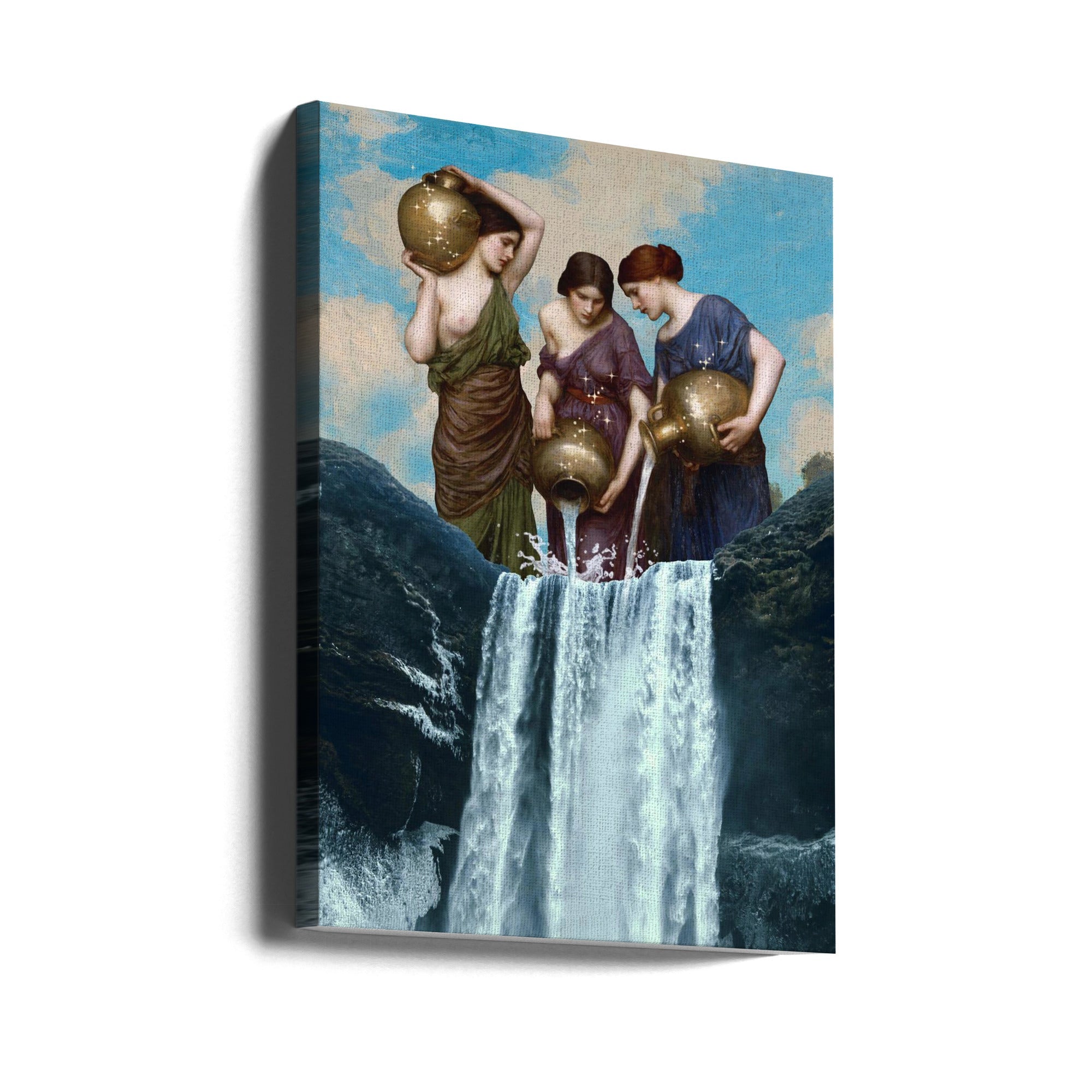 Wall Art Magic Waterfall by Dikhotomy-Canvas Print-DECOROLALA