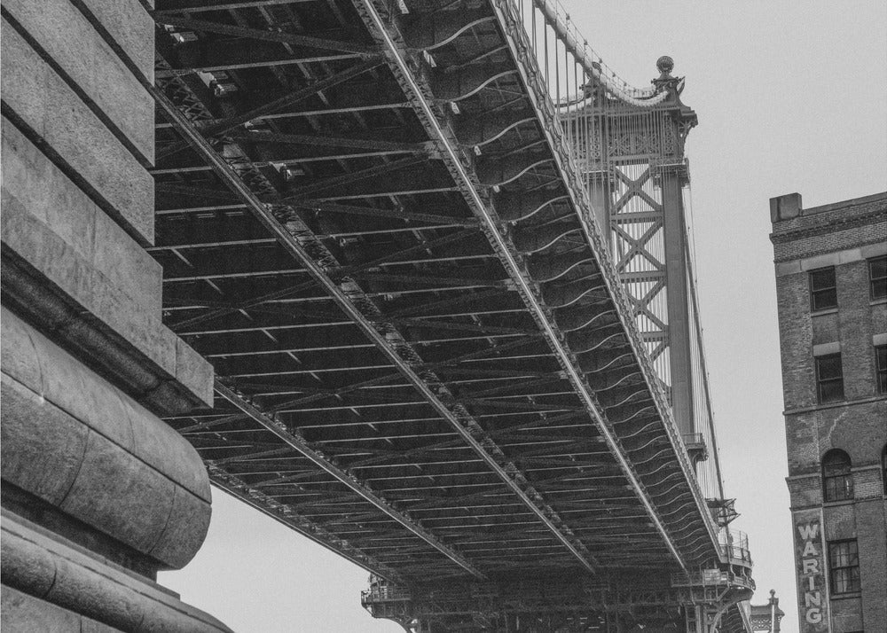 Wall Art Manhattan Bridge Brooklyn New York Canvas-Canvas Print-DECOROLALA