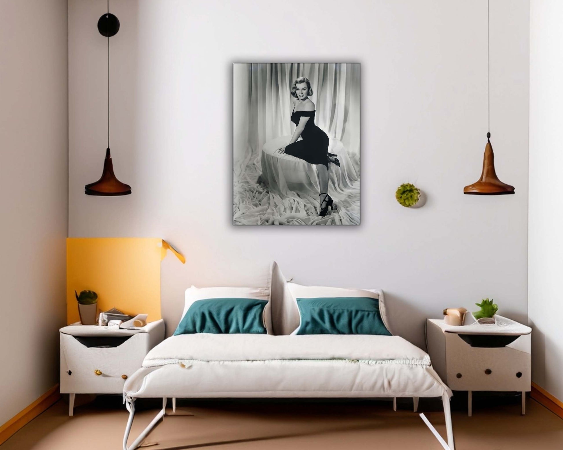 Wall Art-Marilyn in the room- Canvas Print-Wall Art-DECOROLALA