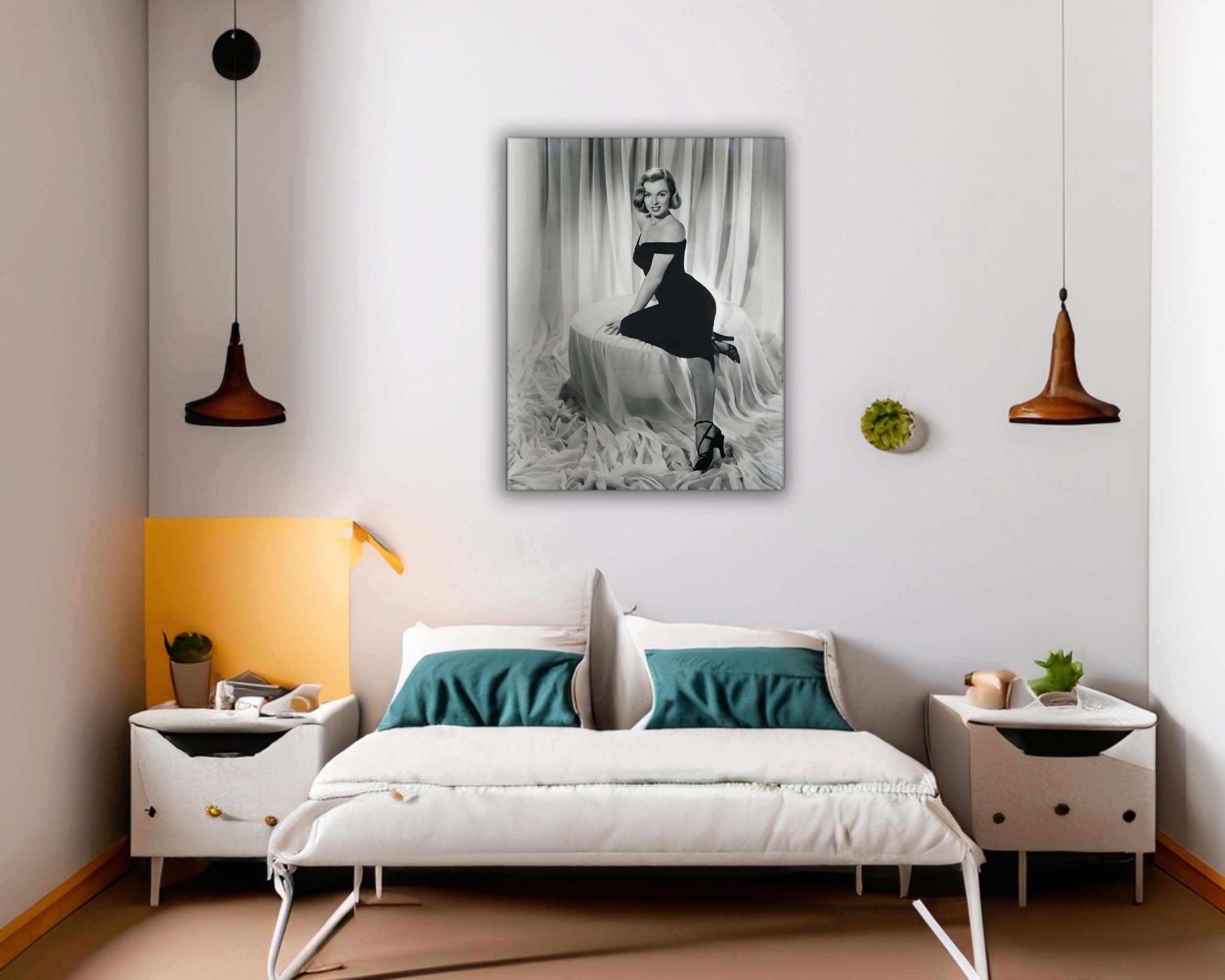 Wall Art-Marilyn in the room- Canvas Print-Wall Art-DECOROLALA