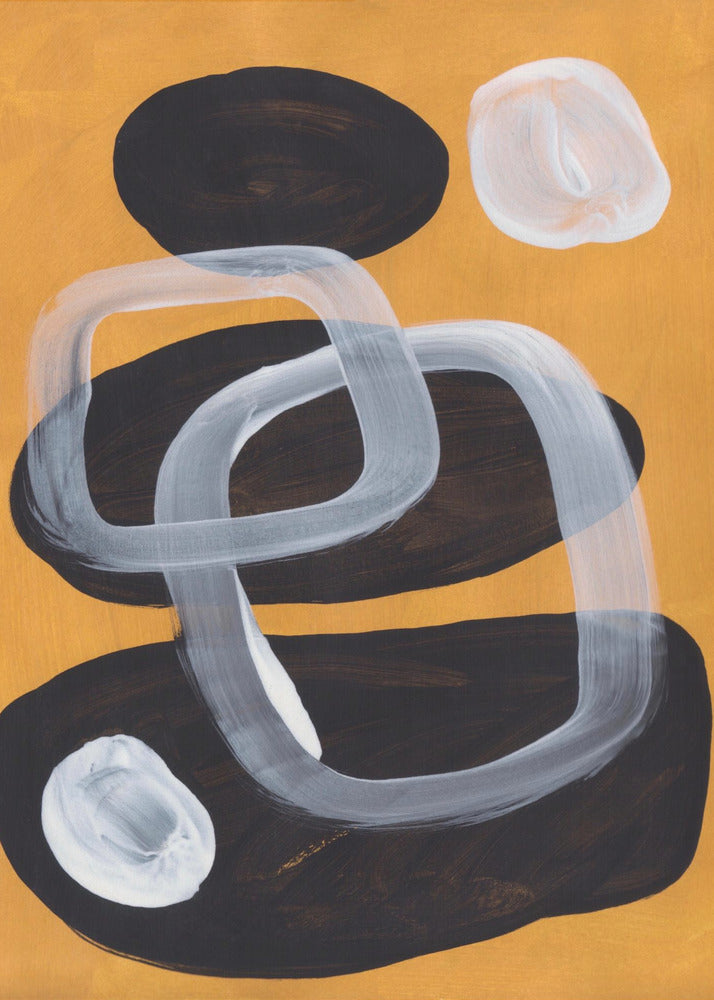 Wall Art Midcentury Mustard by Ejaaz Haniff-canvas-DECOROLALA
