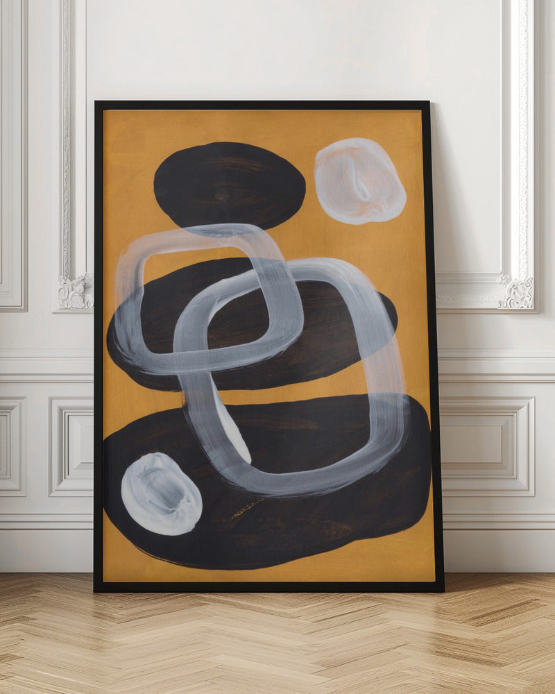 Wall Art Midcentury Mustard by Ejaaz Haniff-canvas-DECOROLALA
