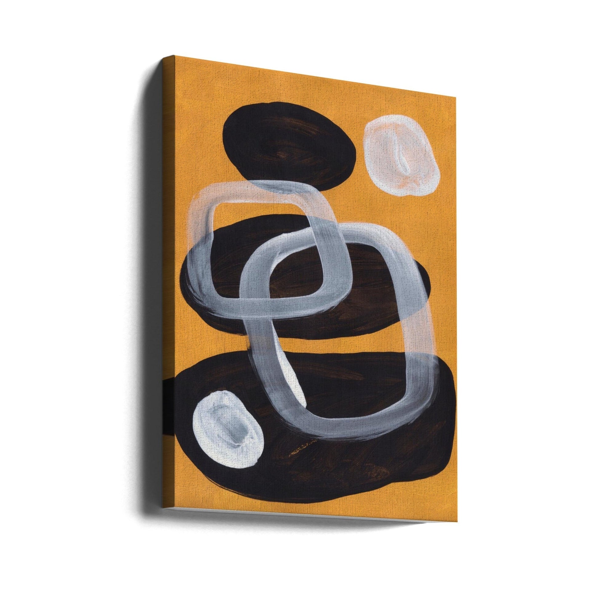 Wall Art Midcentury Mustard by Ejaaz Haniff-canvas-DECOROLALA