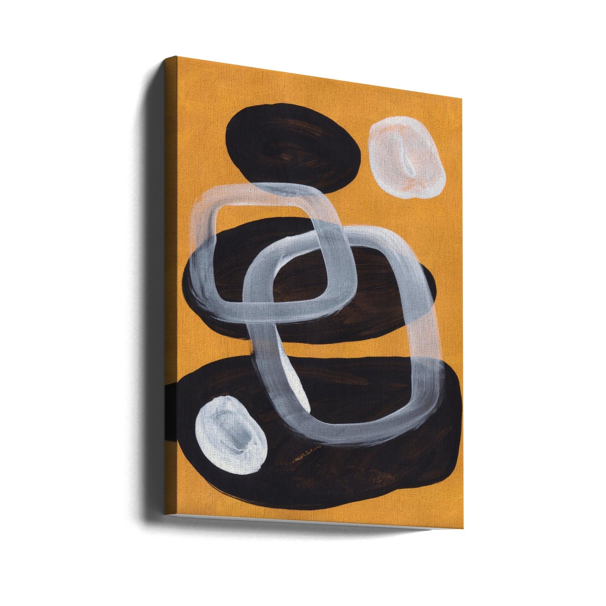 Wall Art Midcentury Mustard by Ejaaz Haniff-canvas-DECOROLALA