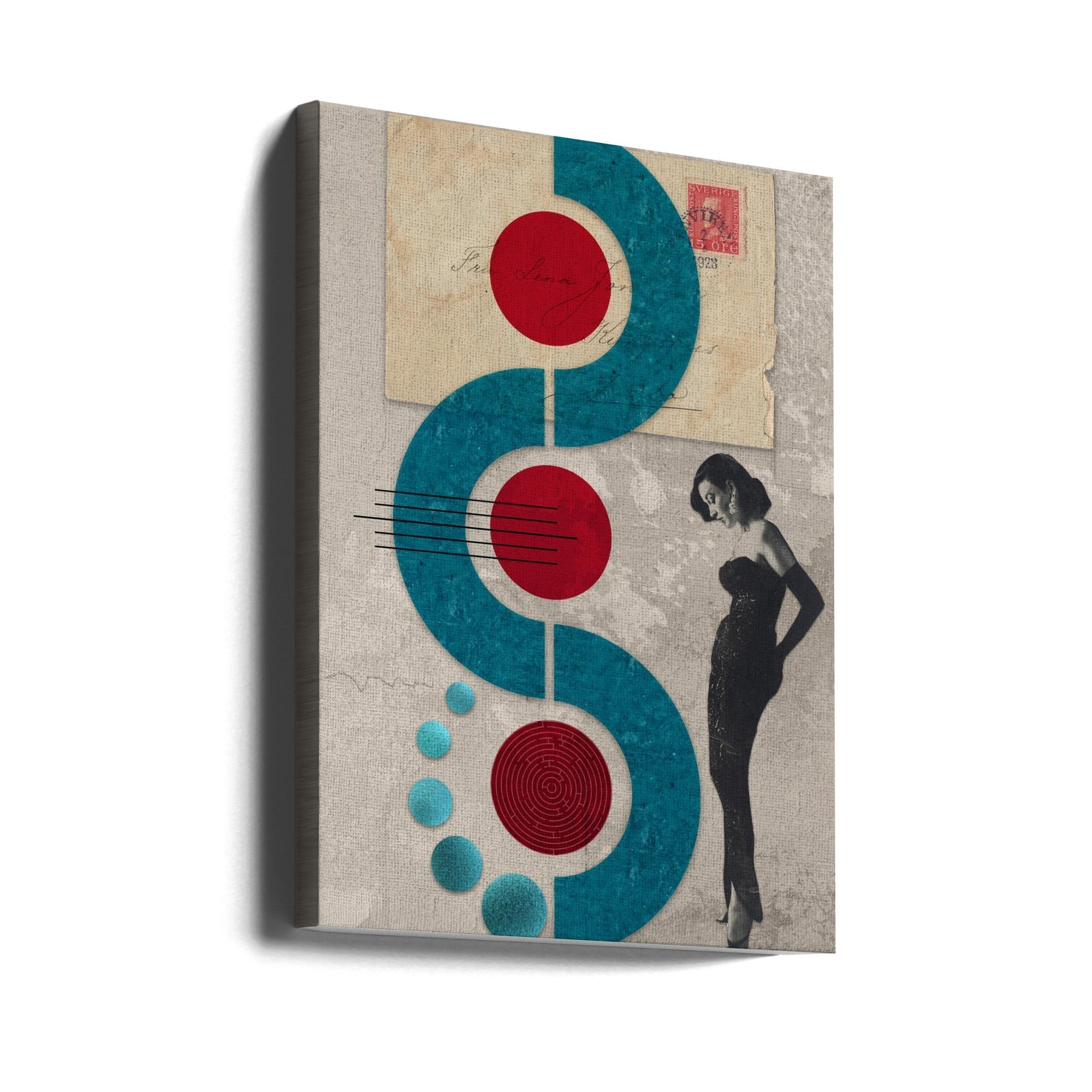 Wall Art Mind the Gap by Pia Lilenthal-canvas-DECOROLALA