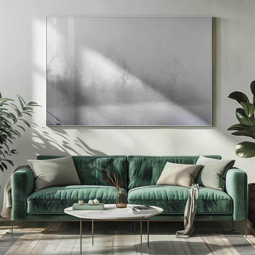 Wall Art Misty Landscape Canvas Print-Canvas Print-DECOROLALA