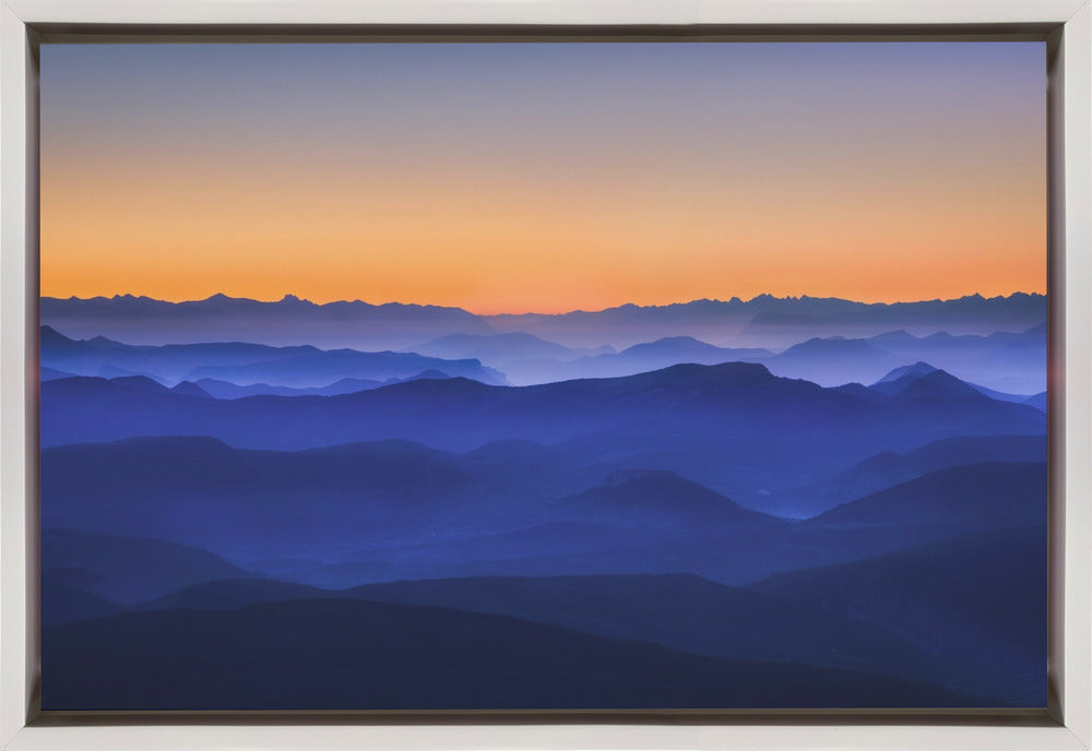 Wall Art Misty Mountains by David Bouscarle-Canvas Print-DECOROLALA