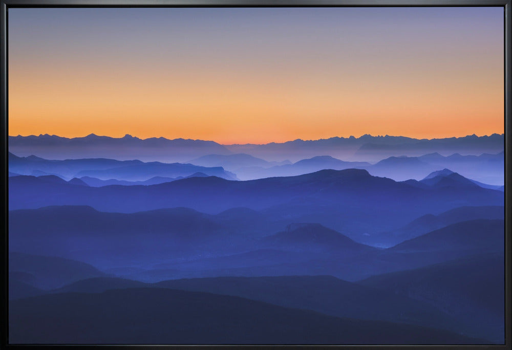 Wall Art Misty Mountains by David Bouscarle-Canvas Print-DECOROLALA