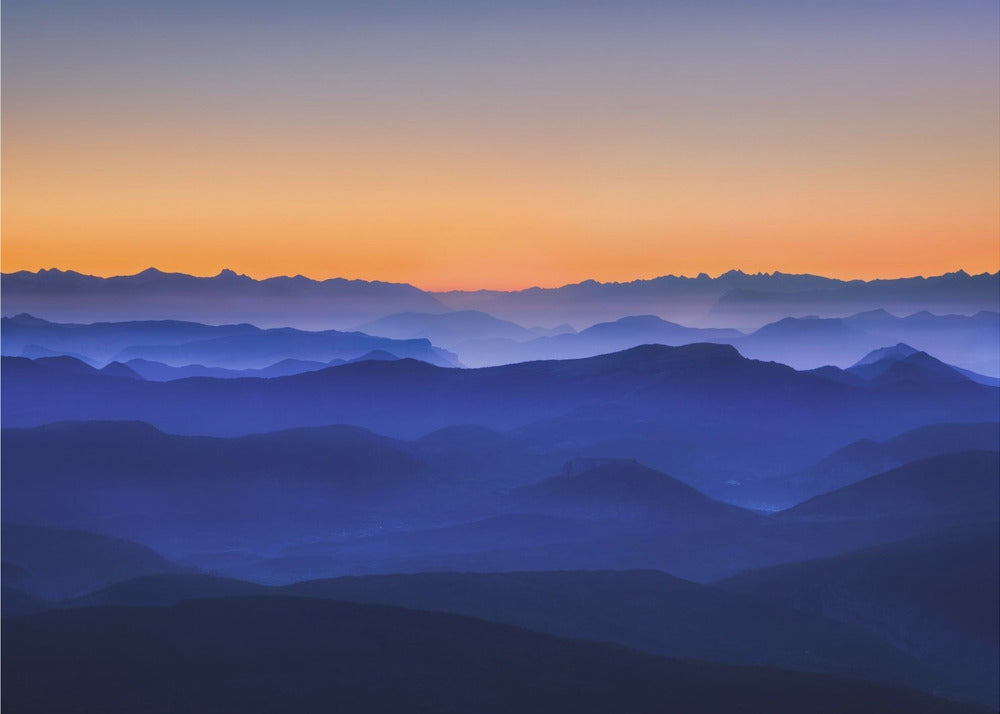 Wall Art Misty Mountains by David Bouscarle-Canvas Print-DECOROLALA
