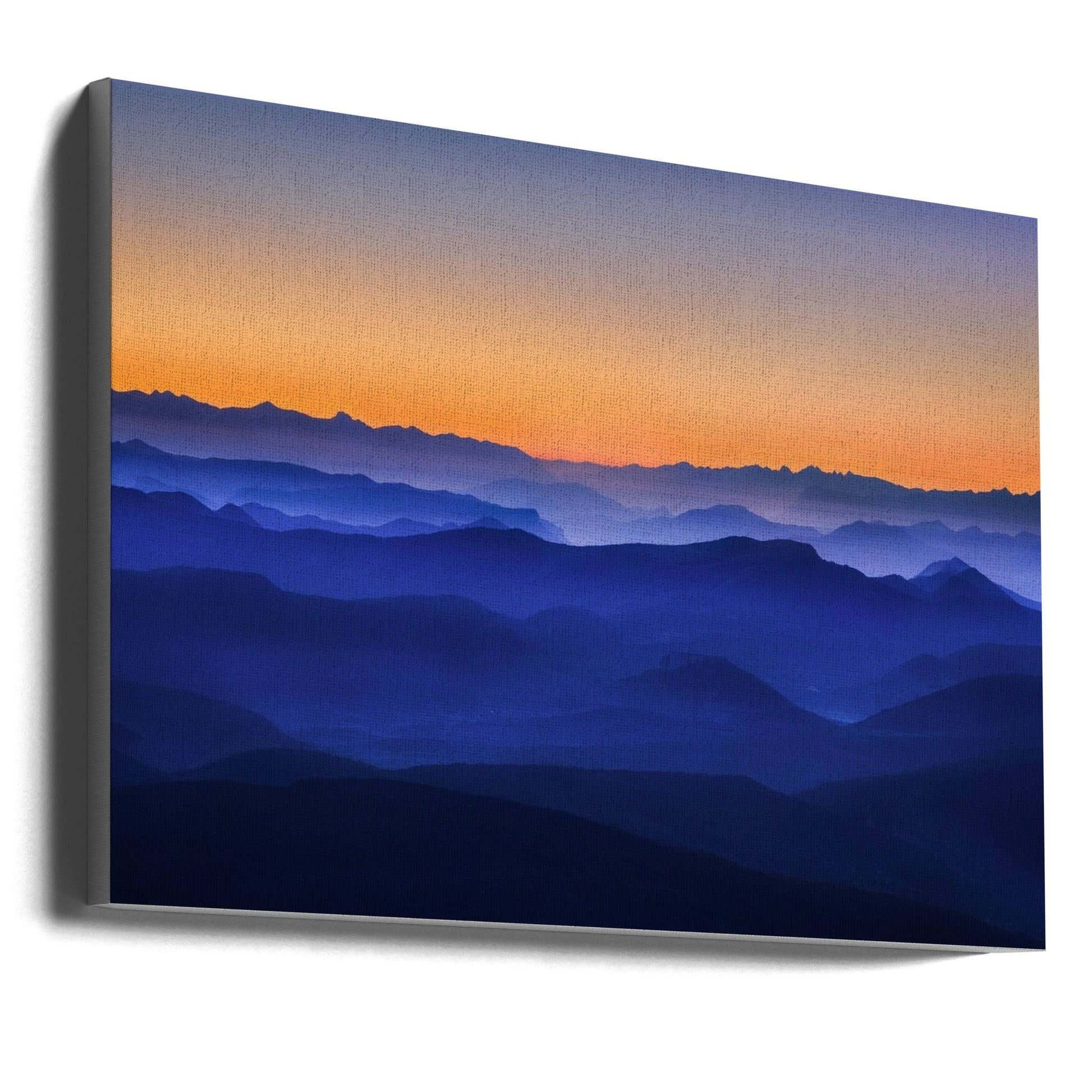 Wall Art Misty Mountains by David Bouscarle-Canvas Print-DECOROLALA