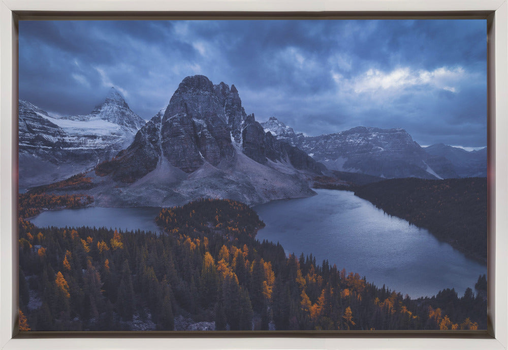 Wall Art Mt Assiniboine Snow Storm by Michael Zheng-Canvas Print-DECOROLALA