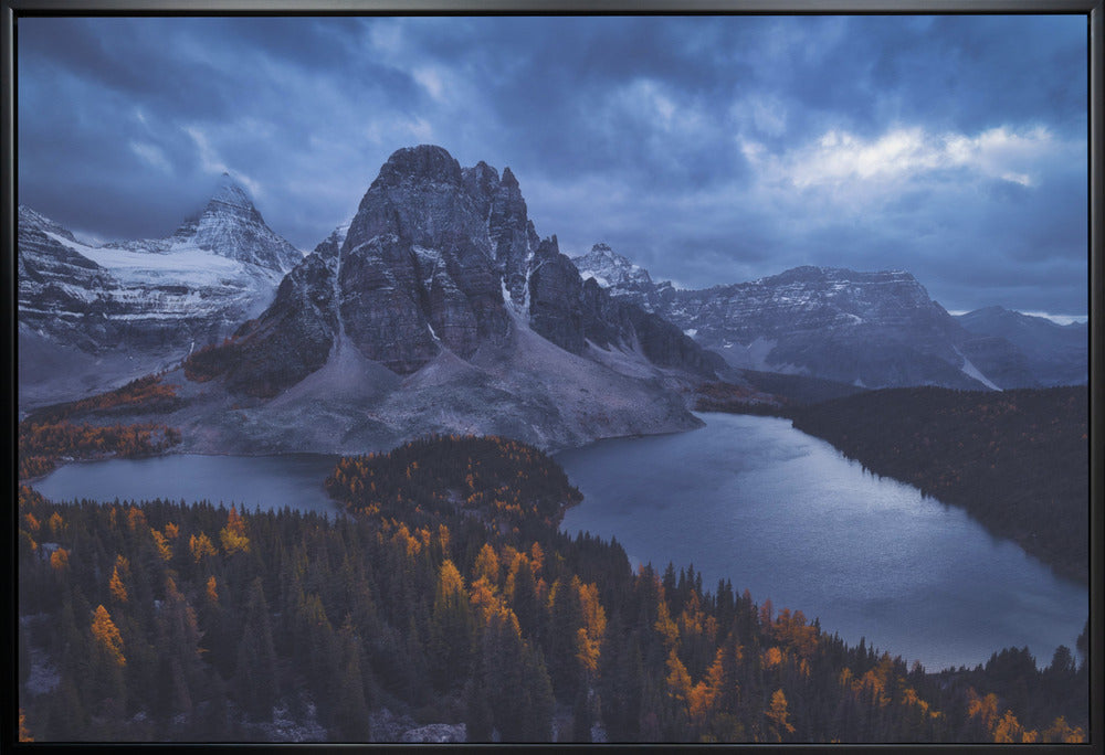 Wall Art Mt Assiniboine Snow Storm by Michael Zheng-Canvas Print-DECOROLALA