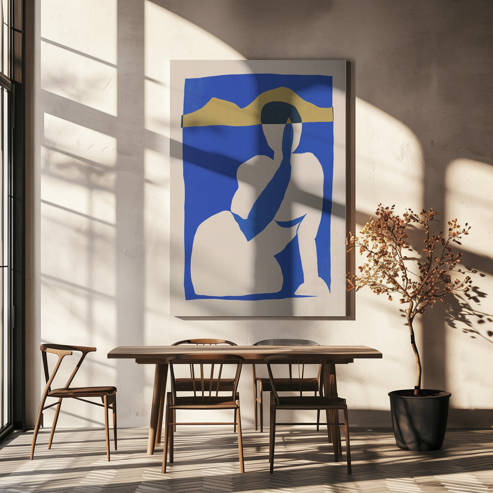 Wall Art Muse Cut Out by Little Dean-canvas-DECOROLALA