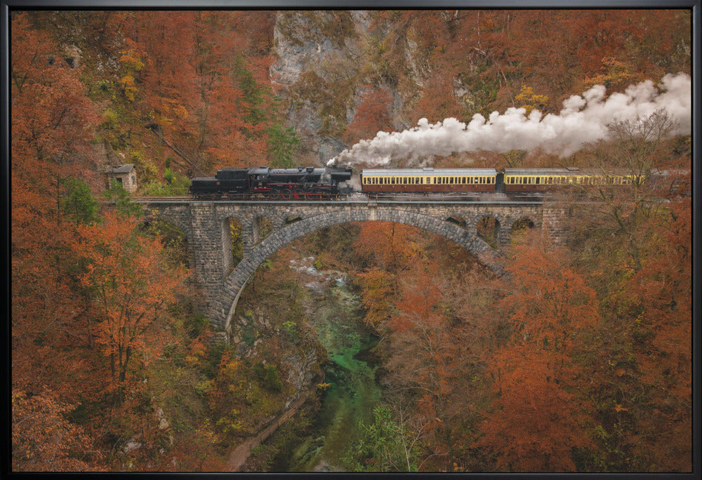 Wall Art Museum Train by Ales Krivec-Canvas Print-DECOROLALA