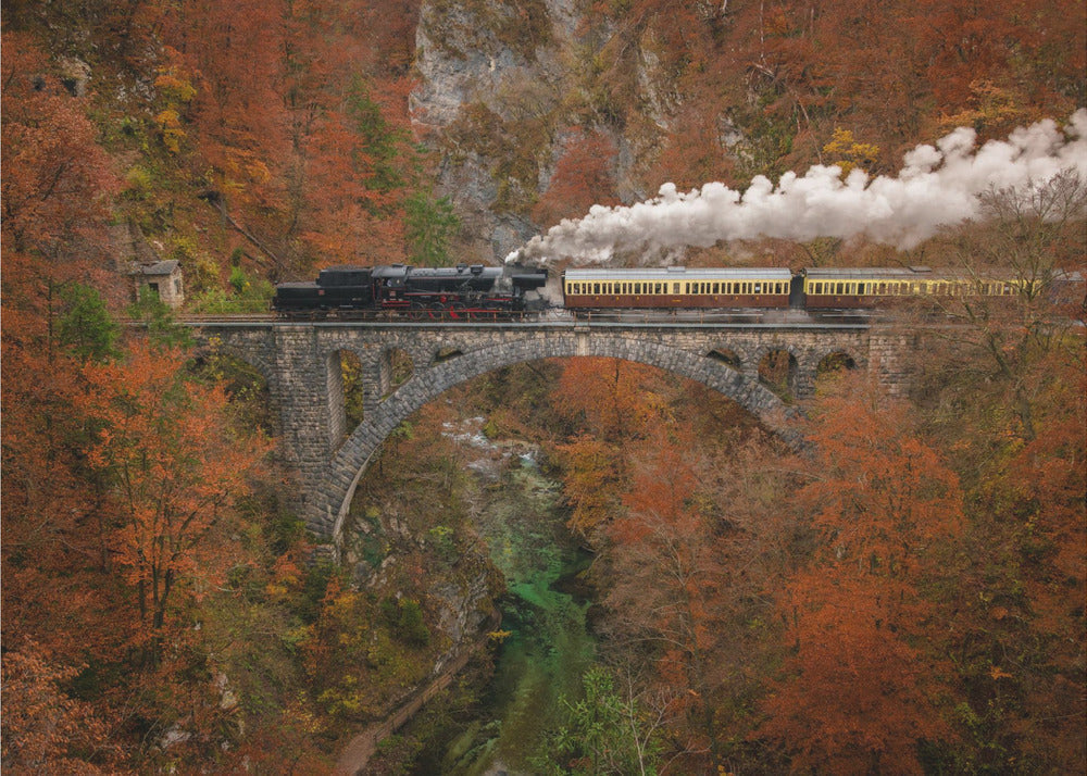 Wall Art Museum Train by Ales Krivec-Canvas Print-DECOROLALA