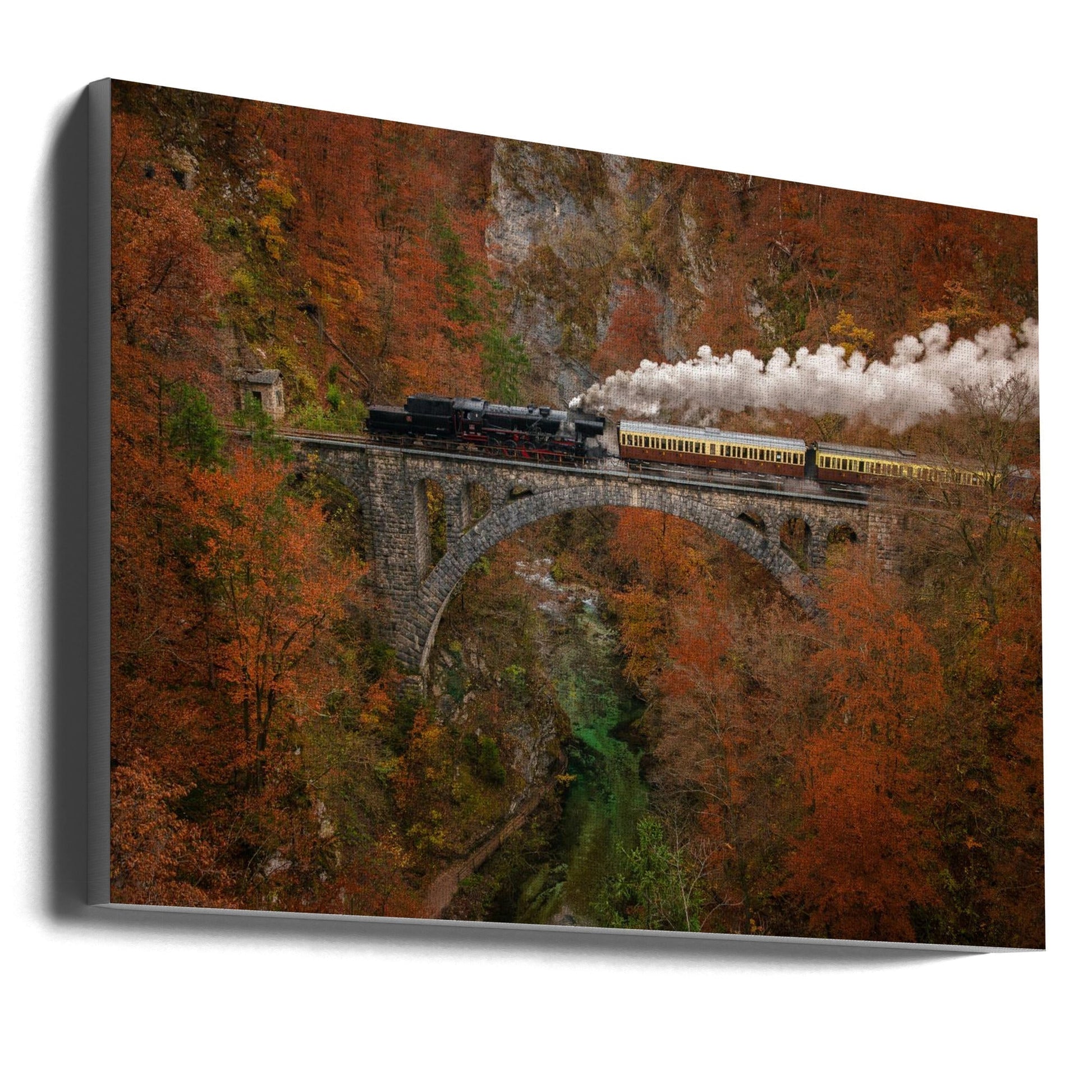 Wall Art Museum Train by Ales Krivec-Canvas Print-DECOROLALA