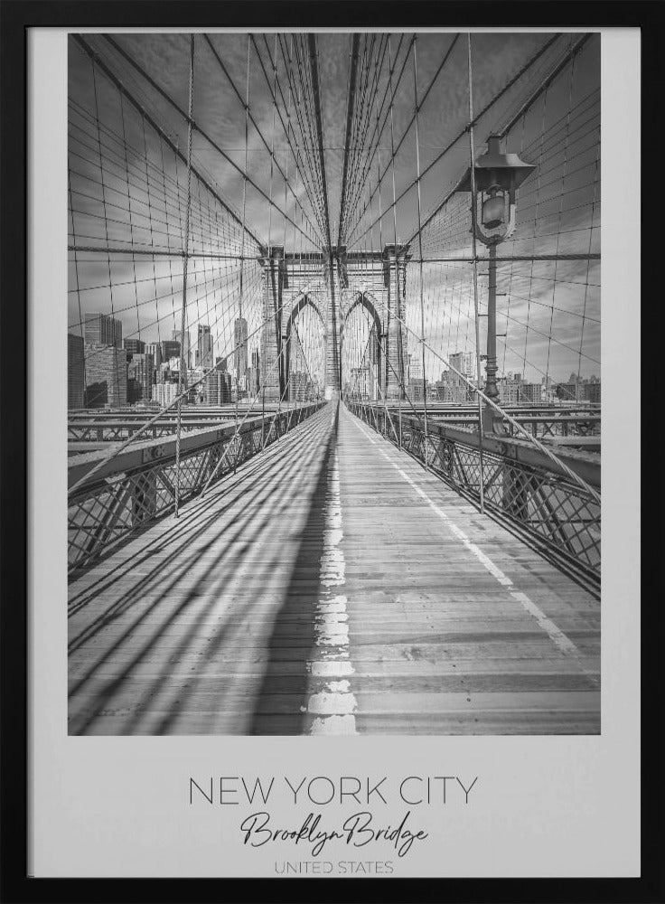 Wall Art NEW YORK CITY Brooklyn Bridge-canvas-DECOROLALA