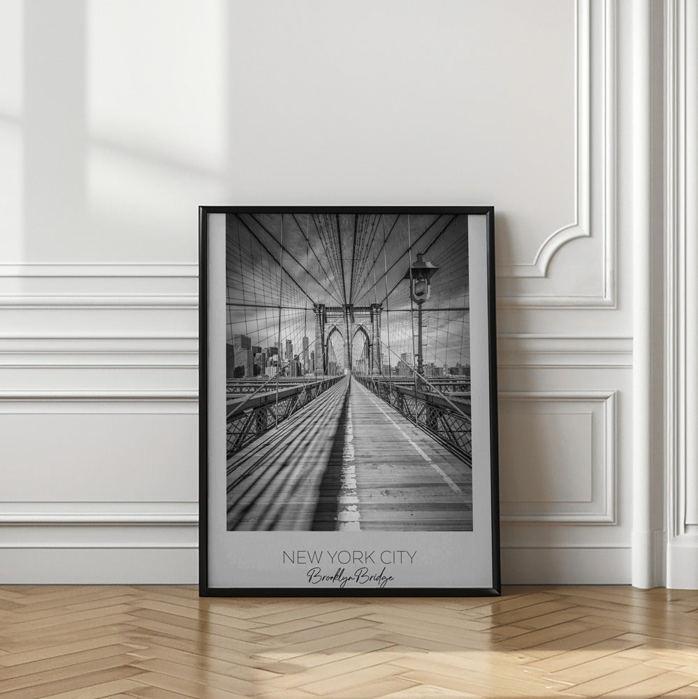 Wall Art NEW YORK CITY Brooklyn Bridge-canvas-DECOROLALA