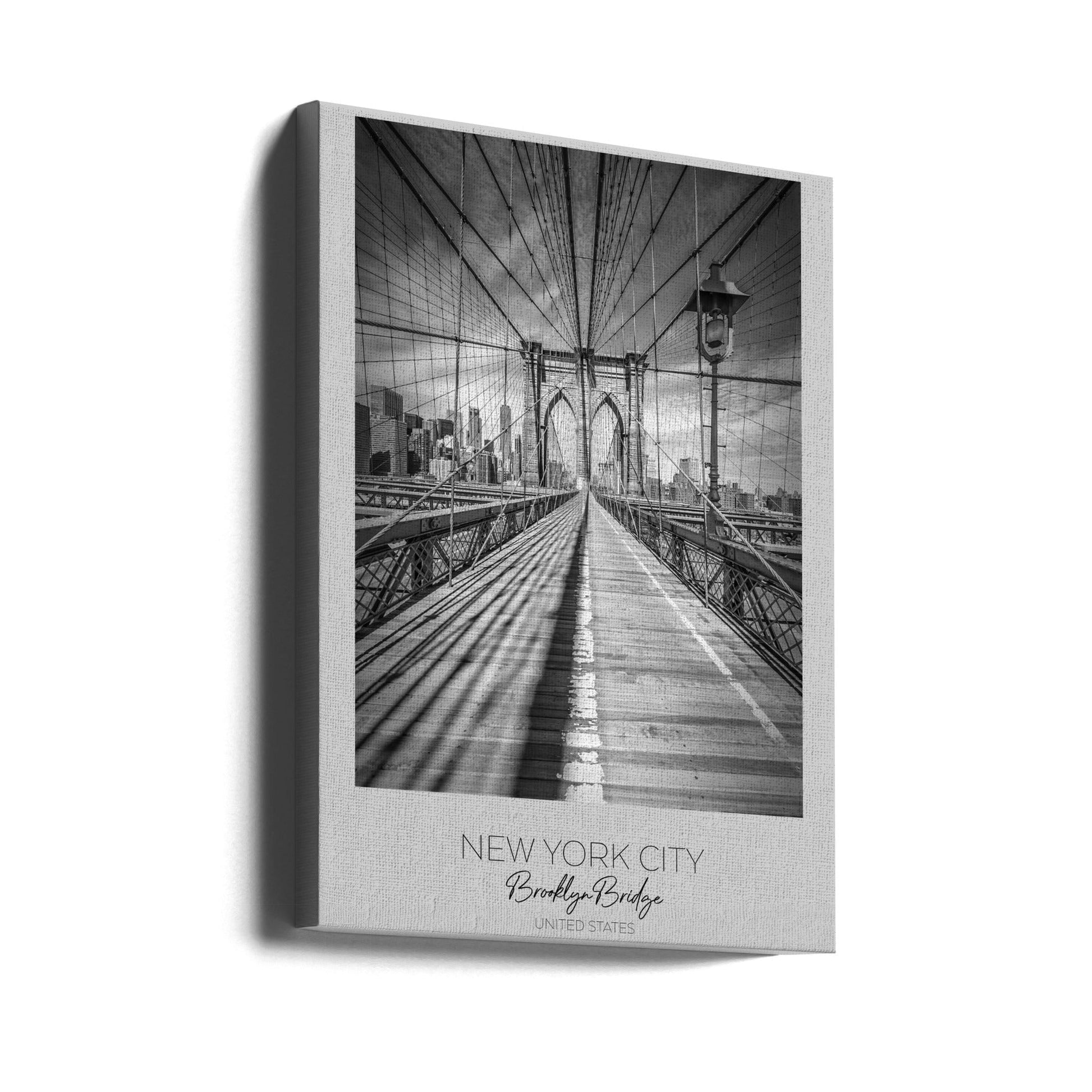 Wall Art NEW YORK CITY Brooklyn Bridge-canvas-DECOROLALA